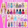 138 Pcs Doll Clothes and Accessories, 5 Wedding Gowns 9 Fashion Dresses 3 Tops 3 Pants 3 Bikini Swimsuits 20 Shoes for 11.5 inch Doll Christmas Stocking Stuffers Girls Gift Age 5-7 8-10 view 3