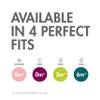 Tomy Jewl Silicone Orthodontic Pacifier - Baby Pacifier with Soothing Gem-Shaped Nipple - Comfortable Baby Pacifiers Support Natural Oral Muscular Development - Blue - 4 Count - 3-6 Months view 2
