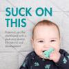 Tomy Jewl Silicone Orthodontic Pacifier - Baby Pacifier with Soothing Gem-Shaped Nipple - Comfortable Baby Pacifiers Support Natural Oral Muscular Development - Blue - 4 Count - 3-6 Months view 3