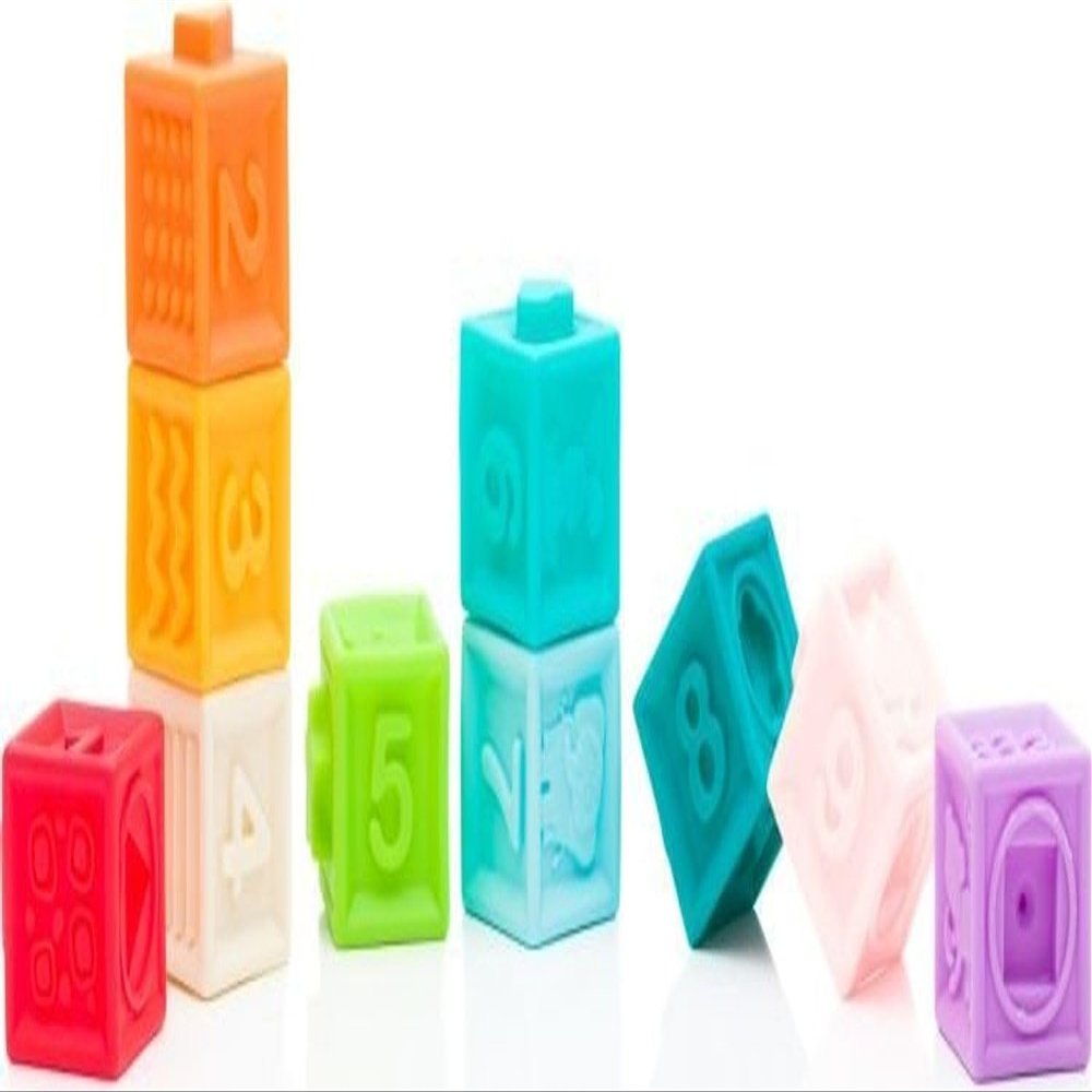 Fillikid Soft Play Cube Baby Dice, Multi-Coloured