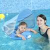 HECCEI Baby Swim Float Removable Canopy, Removable Assemble UV-Proof Canopy, Sun Canopy Covered with UPF 50+ Sunscreen Coating, Compatible for Mambobaby Floats 1,2,3,4,5 Generation (Blue) view 4