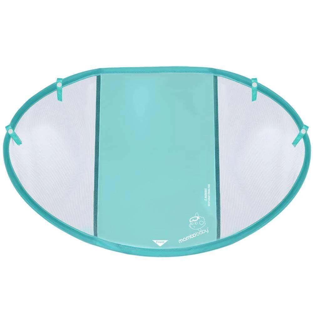 HECCEI Baby Swim Float Removable Canopy, Removable Assemble UV-Proof Canopy, Sun Canopy Covered with UPF 50+ Sunscreen Coating, Compatible for Mambobaby Floats 1,2,3,4,5 Generation (Green)
