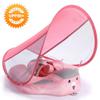 HECCEI Baby Swim Float Removable Canopy, Removable Assemble UV-Proof Canopy, Sun Canopy Covered with UPF 50+ Sunscreen Coating, Compatible for Mambobaby Floats 1,2,3,4,5 Generation (Pink) view 3
