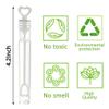 150 Piece Mini White Heart Bubble Wand Party Favors,Perfect for Wedding,Engagement,Anniversary,Valentine's Day,Graduation,Celebrations,Birthday,Special Festival,Sweet Gift for Couple Boys and Girls view 3