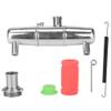 RC Exhaust Pipe, Stable 18001P Upgrade Aluminum Alloy Dual Exhaust Joint Tubing for HPI Savage 4.6/5.9 1/8 Car view 2