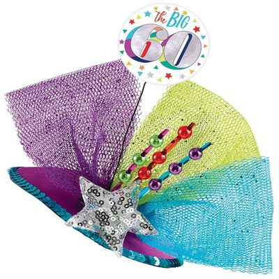 Amscan The Big 60 Couture Clip Hat - 6' x 8 3/4', 1 Pc