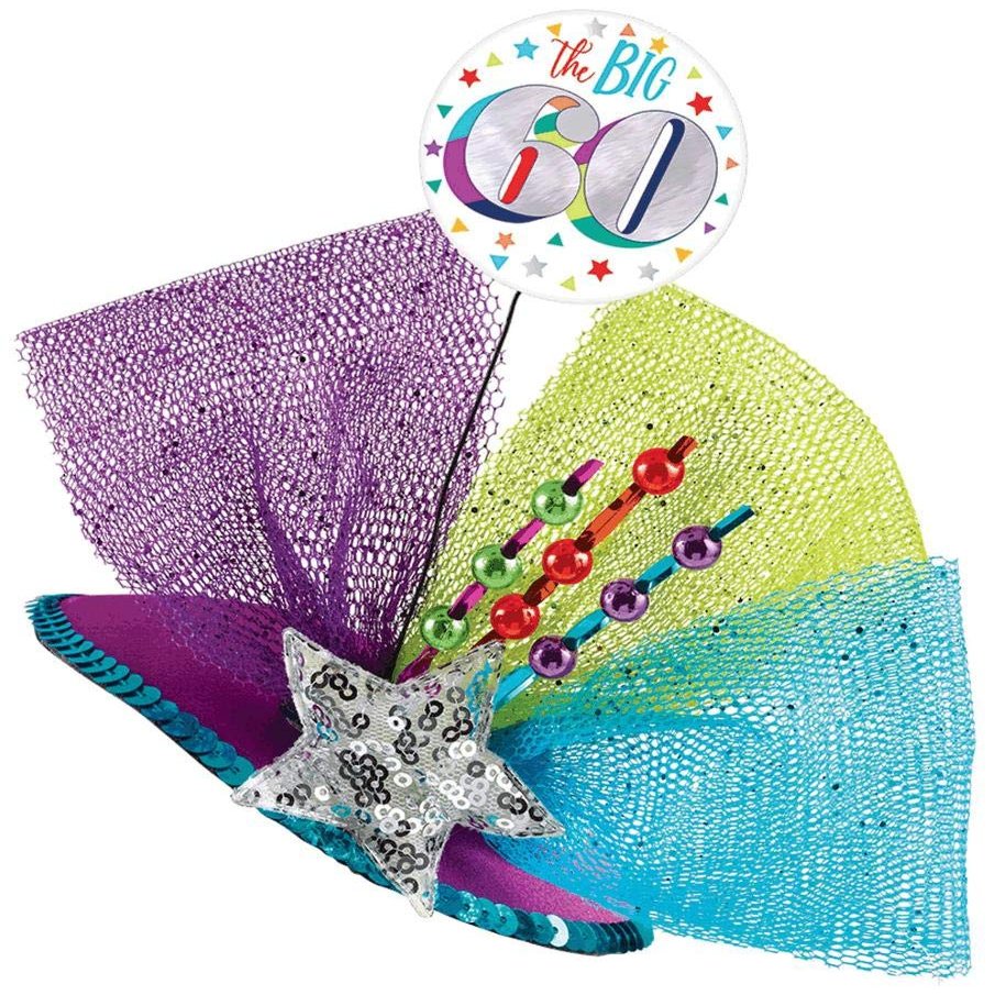 Amscan The Big 60 Couture Clip Hat - 6' x 8 3/4', 1 Pc