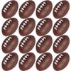 AnapoliZ Mini Foam Footballs 16 Pcs Pack | 3.25 Inch Party Favor Balls | Mini Football Stress Balls Bulk | Football Party Decorations | Big Game Party Decorating Footballs | Small Foam Footballs view 1