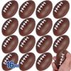 AnapoliZ Mini Foam Footballs 16 Pcs Pack | 3.25 Inch Party Favor Balls | Mini Football Stress Balls Bulk | Football Party Decorations | Big Game Party Decorating Footballs | Small Foam Footballs view 2