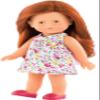 Corolle Mini Corolline Ruby 8" Doll with Red Hair and Floral Dress, for Kids Ages 3 Years + view 1