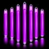 Glow Fever Glow in The Dark Sticks - 100 ct 6" Glow Sticks Bulk Party Pack with End Caps & Lanyards - Glow Party Favors for Concert, Festival, & Wedding Neon Light Sticks by Party Dragon, Purple view 1