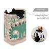 senya Cute Dinosaur Large Storage Basket Collapsible Organizer Bin Laundry Hamper for Nursery Clothes Toys view 2