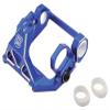 Kyosho R246-1355 MM One Piece Aluminum Motor Mount (MR-03) Blue view 1