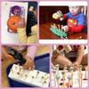 KIHACO Hammering and Pounding Toys for Kids Include 1 Wood Hammer and 30 Bamboo Nails Improve Fine Motor Skills Friendly Natural Wooden Educational Montessori Toy for Childs DIY Birthday Gift for 4+ view 4