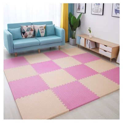 ALGFree Foam Puzzle Mat Baby Child Splice Crawling Mat Thicken Bedroom Bedside Anti-Fall Interlocking Floor Mats, 4 Colors, Freely Selectable (Color : A, Size : 60x60x1.2cm-9pcs)
