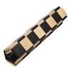 Royal Chess Mall - Solid Wood Roll Up Travel Chess Board in Ebony & Maple Wood- 40 mm Square- 12.6" view 1