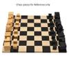 Royal Chess Mall - Solid Wood Roll Up Travel Chess Board in Ebony & Maple Wood- 40 mm Square- 12.6" view 4
