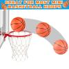 Hymaz 12 Pack 4 Inch Mini Basketball Ball, Small Basketballs Set with Pump for Toddlers Kids Basketball Gifts, Inflatable Ball for Basketballs Hoop Beach Pool Sports Arcade Games Party Favor view 3