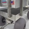 Big Kahuna Aluminum Beach Wagon with Lightweight UV Deck! Rod Holders-Balloon Sand Tires-Walls-Made in USA! view 4