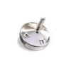 Stunning Sterling Silver Hanukkah Dreidel Modern Sleek Design Hebrew Lettering view 1