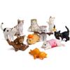 10 Pcs Kawaii Miniature Cat Figurines Character Toy Cake Toppers, Mini Cat Animal Figures Collection Playset Desk Decoration view 3