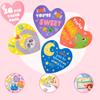 JOYIN 28 Pack Valentine's Day Gift Cards with Heart Jigsaw Puzzle Set for School Classroom Exchange Prizes, Valentine Party Favor Toys for Girls Boys view 3