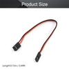Fielect 10Pcs 6"/150mm Male to Male Lead Servo Extension Cable,60-Cores Wire for RC Futaba JR Servo view 2