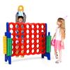 COSTWAY Jumbo 4-to-Score Giant Game Set, 4 in A Row for Kids and Adults, 3.5FT Tall Indoor & Outdoor Game Set with 42 Jumbo Rings & Quick-Release Slider, Perfect for Holiday Party & Family Game view 3