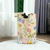 senya Summer Wildflowers Large Storage Basket Collapsible Organizer Bin Laundry Hamper for Nursery Clothes Toys view 4