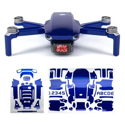 Wrapgrade Skin Compatible with DJI Mavic Mini (Stratosphere Blue)
