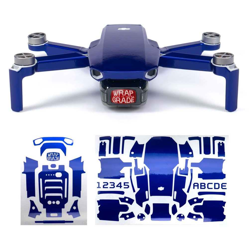 Wrapgrade Skin Compatible with DJI Mavic Mini (Stratosphere Blue)