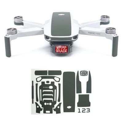 Wrapgrade Skin Compatible with DJI Mavic Mini | Accent Color (Army Green)