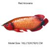 FLORMOON Arowana Figure Realistic Animal Figurines Early Educational Sea Animal Toys Science Project Christmas Birthday Cake Topper for Kids Toddler (Red) view 2