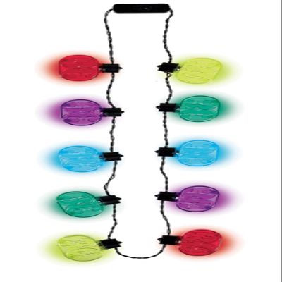 30th Birthday, Multicolor Light-Up Necklace 17"