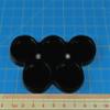 LITKO 5-Figure 25mm Circle Display Tray Compatible with Warhammer 40K, Black view 3