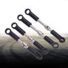 Tbest Rod, Metal RC Steering Pull Rod 144001 1/14 Four-Wheel Drive RC Car Pull Rod Sets for (144001-1288) RC Car view 1