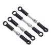 Tbest Rod, Metal RC Steering Pull Rod 144001 1/14 Four-Wheel Drive RC Car Pull Rod Sets for (144001-1288) RC Car view 2