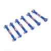 RC Pull Rod, 6Pcs Adjustable Servo Links Tie Rod Set for RC Hobby Model Car 1/10 Tourning Car 47mm Accessories(Navy) Car Model Accessories Rc Car Parts view 1