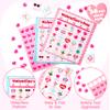 JOYIN 36 Players Valentines Day Bingo Cards (5x5) for Kids School Classroom Exchange Gift Rewards, Party Games, Indoor Family Activities view 3