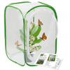 RESTCLOUD Insect and Butterfly Habitat Cage Terrarium Pop-up 24 Inches Tall with Zipper Protection view 1