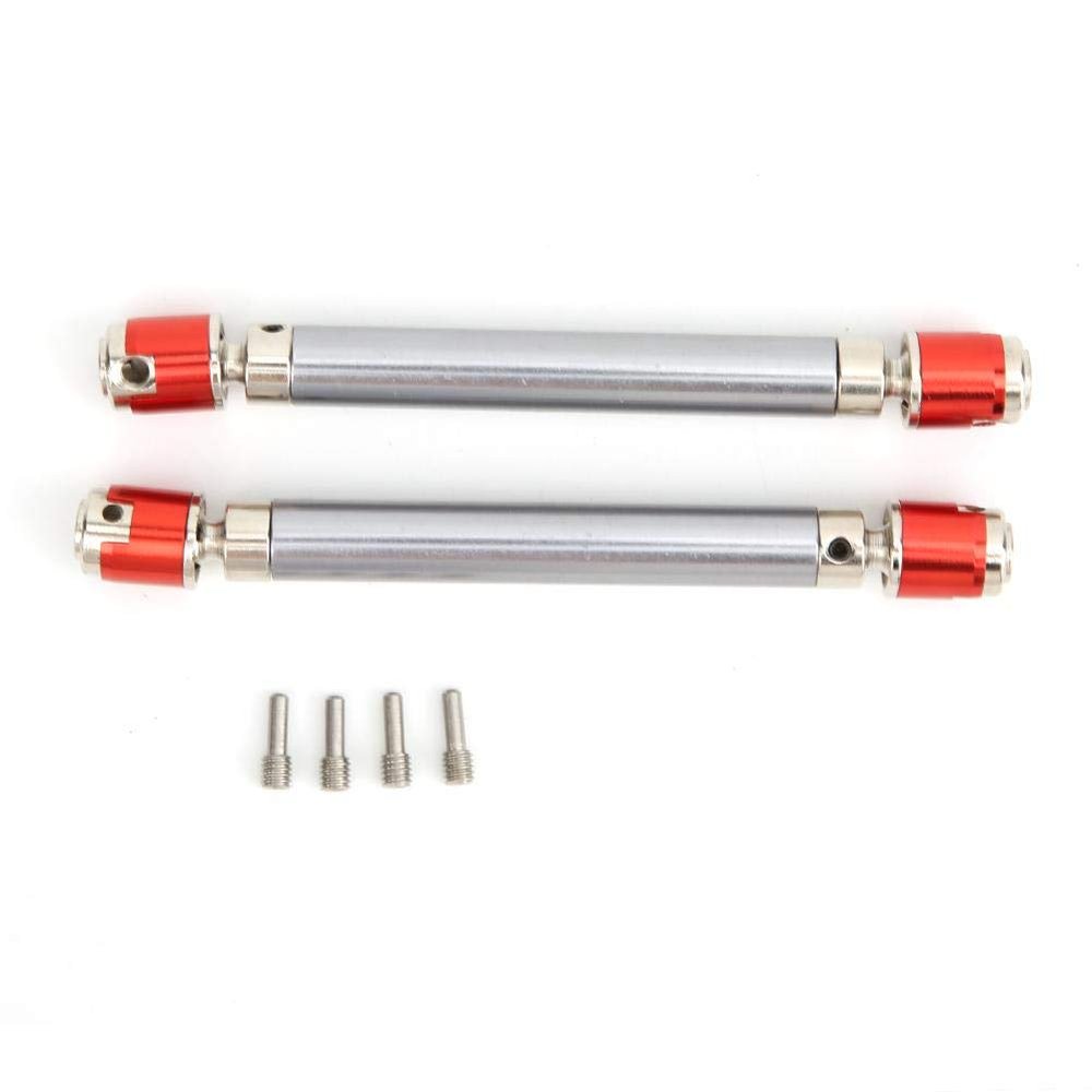 2Pcs RC Drive Shaft, Metal Center Drive Shafts Fit for SCX10 D90 1/10 RC Car 110-150mm Model Car Accessories
