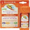 Badger - SPF 35 Clear Zinc Kids Sunscreen Stick - Tangerine & Vanilla - Broad Spectrum Water Resistant Reef Safe Sunscreen, Natural Mineral Sunscreen with Organic Ingredients .65 oz view 1