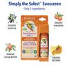 Badger - SPF 35 Clear Zinc Kids Sunscreen Stick - Tangerine & Vanilla - Broad Spectrum Water Resistant Reef Safe Sunscreen, Natural Mineral Sunscreen with Organic Ingredients .65 oz view 4