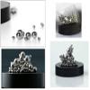 Magnetic Desk Sculpture Toy Stainless Steel Non-Magnetic Balls for Stress Relief & Anxiety/Autism Therapy DIY Fidget Toy for Office/Home Decor view 3