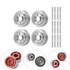 QUE-T 4pcs Heavy Duty Wheel Weights for 1/10 RC 1.9" Beadlock Rims Crawler view 1