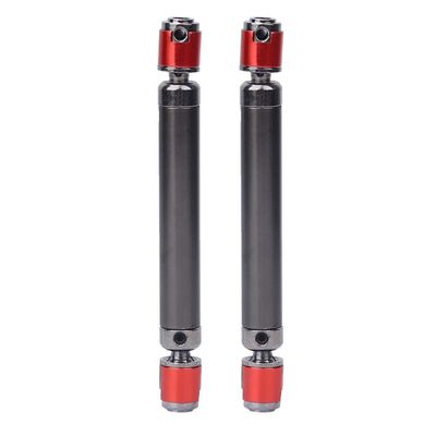 Tbest 2Pcs RC Drive Shaft, Metal Drive Shaft Rustproof Metal Drive Shaft for RC Crawler Car(110-150mm) Scx24 Drive Shaft 1/10 Short Rc Drive Shaft
