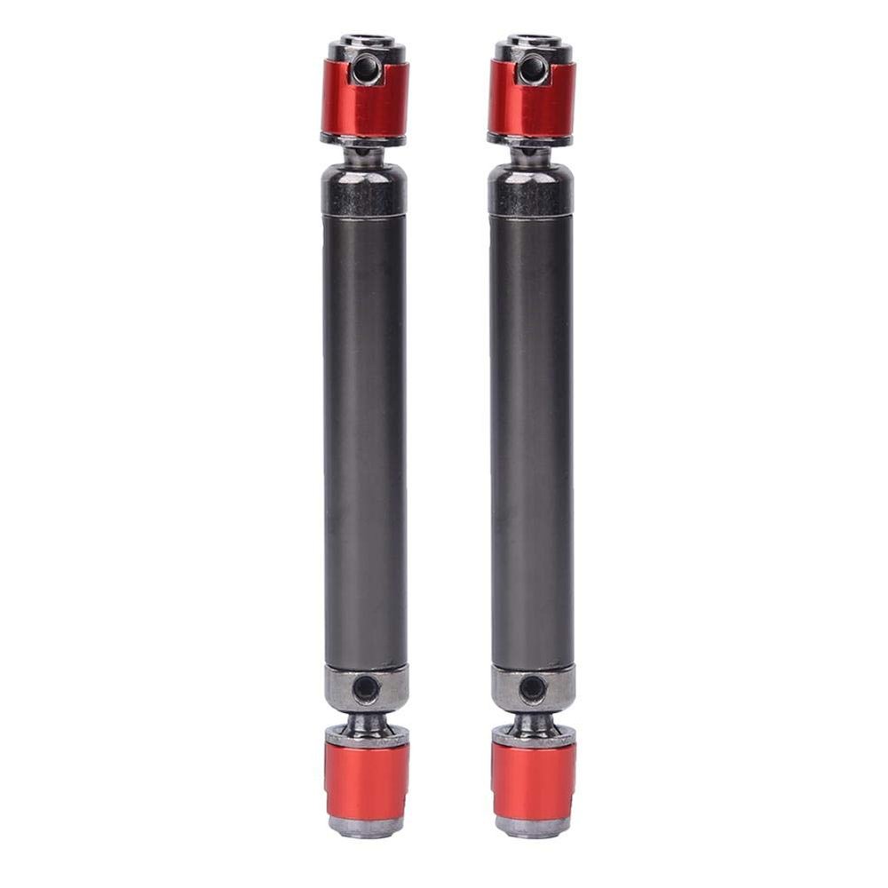 Tbest 2Pcs RC Drive Shaft, Metal Drive Shaft Rustproof Metal Drive Shaft for RC Crawler Car(110-150mm) Scx24 Drive Shaft 1/10 Short Rc Drive Shaft