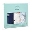 aden + anais Silky Soft Swaddle Blanket, Ideal Newborn & Infant Swaddling Set, 3 Pack, Stargaze view 3