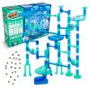 Marble Genius Marble Run Starter Set STEM Toy for Kids Ages 4-12 - 130 Complete Pieces (80 Translucent Marbulous Pieces and 50 Glass Marbles), Construction Building Block Toys, Theme (Ocean), view 1