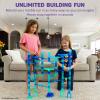 Marble Genius Marble Run Starter Set STEM Toy for Kids Ages 4-12 - 130 Complete Pieces (80 Translucent Marbulous Pieces and 50 Glass Marbles), Construction Building Block Toys, Theme (Ocean), view 4